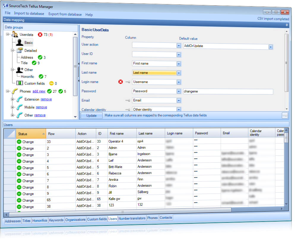 Tellus Manager